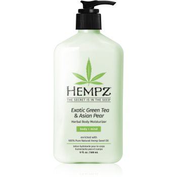HEMPZ Exotic Green Tea & Asian Pear loțiune de corp hidratantă - imagine 2